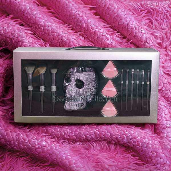 Essentials Collection 13‑Piece Skull Makeup Brush Set