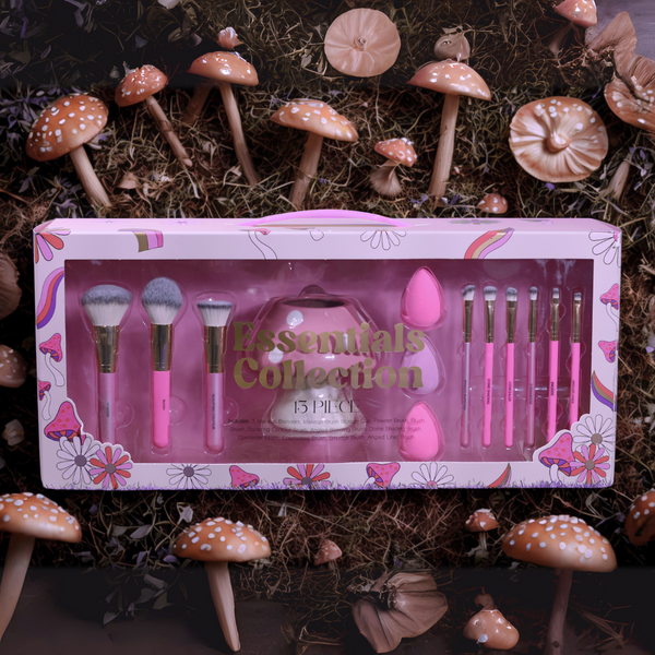 Essentials Collection 13‑Piece Mushroom Makeup Brush Set