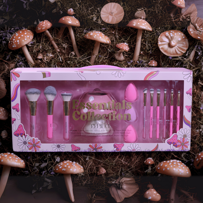 Essentials Collection 13‑Piece Mushroom Makeup Brush Set
