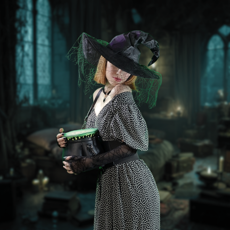 Mad Engine Fine by Me Witch Bowl Gothic Bag